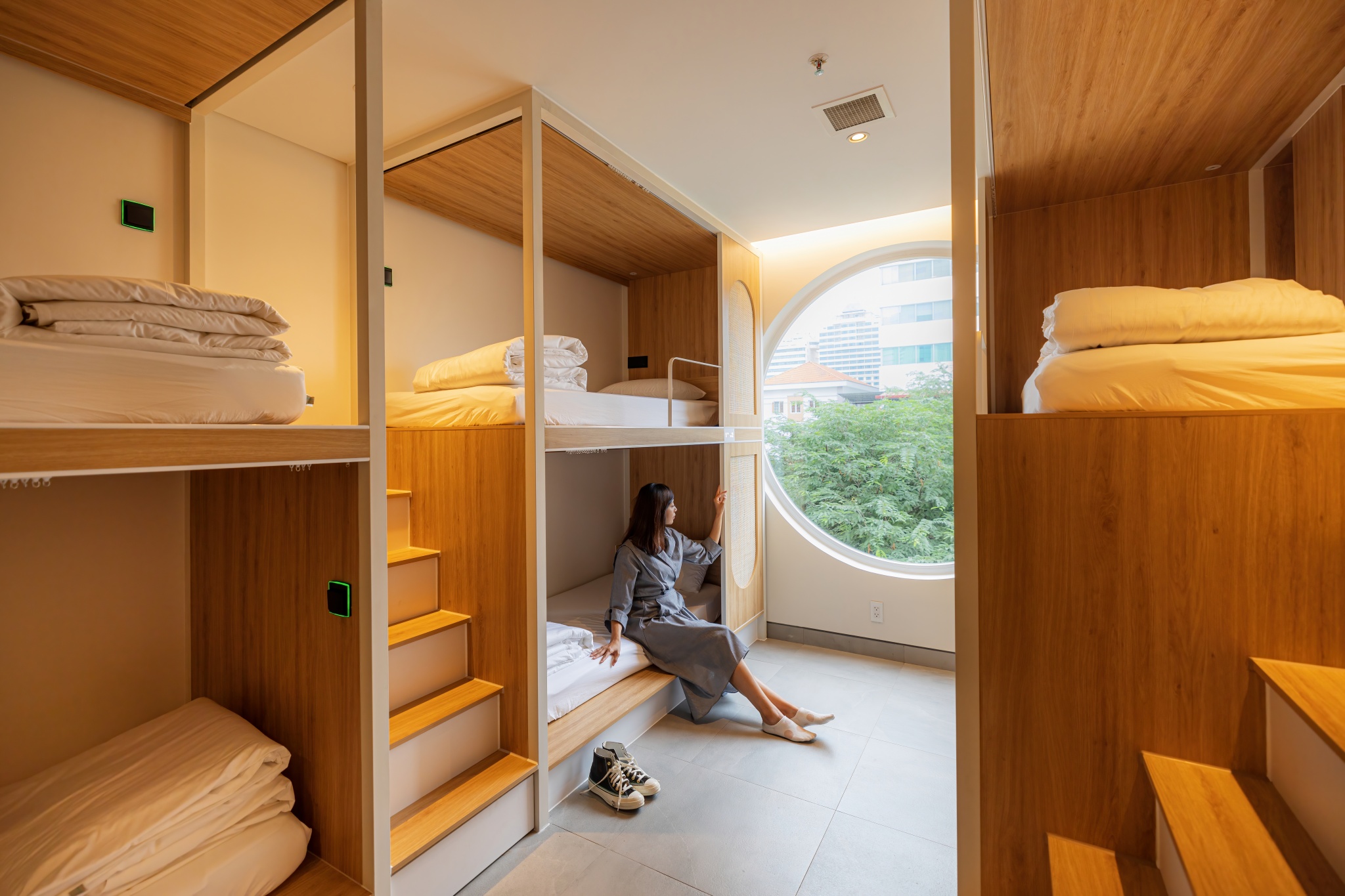 Stylish Bunk Beds You Can't Miss | Meander Saigon Hostel